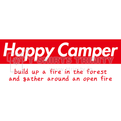 Happy Camper (red)
