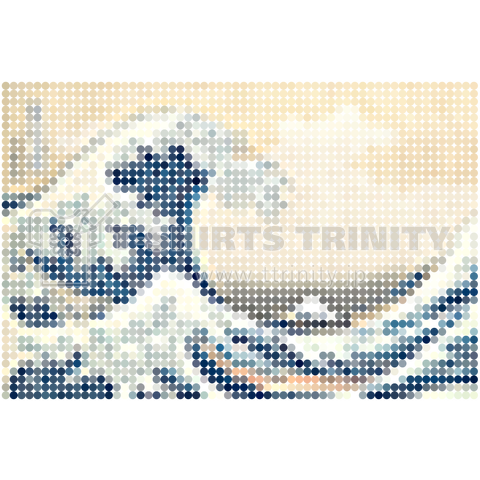 【ドット絵】the great wave