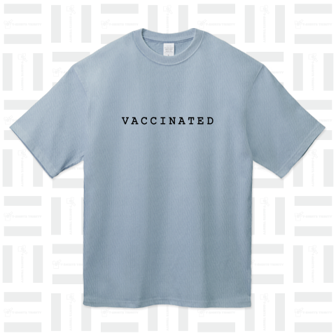 vaccinatedワクチン接種済 黒