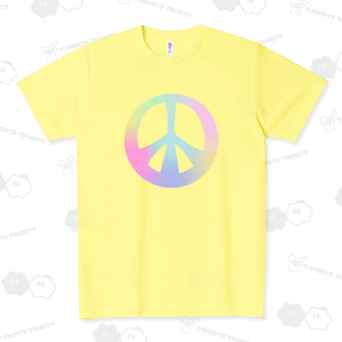 七色ピースマーク Rainbow color peace symbol