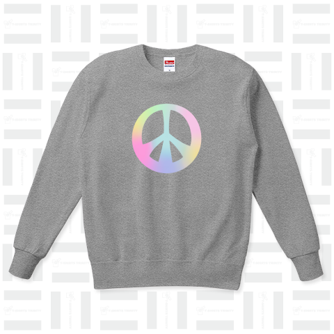 七色ピースマーク Rainbow color peace symbol