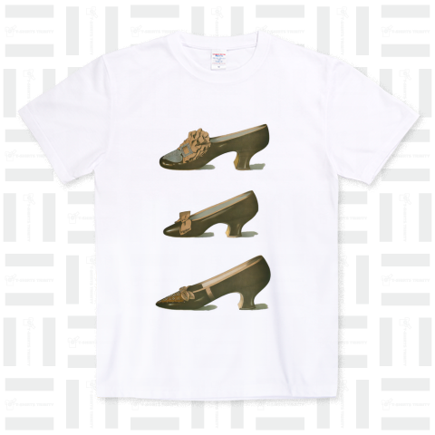 Three bronze shoes / 3足のブロンズカラーの靴