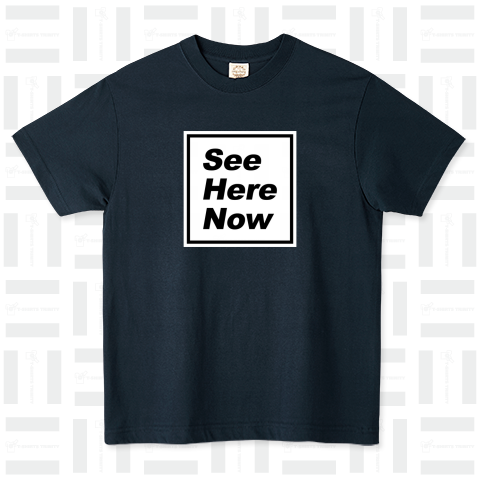 See Here Now(今ここを見てください)(白)