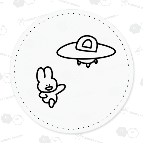 ウサギとUFO