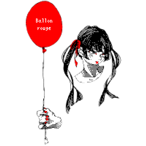 [ドット絵風]Ballon rouge