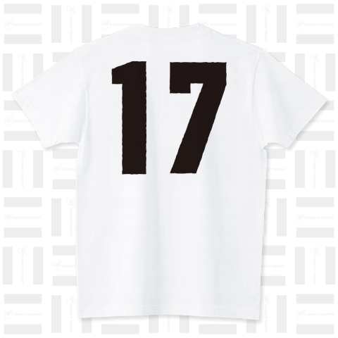 number「17」 スタンダードTシャツ(5.6オンス)