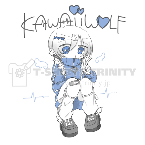 KAWAII WOLF(White)