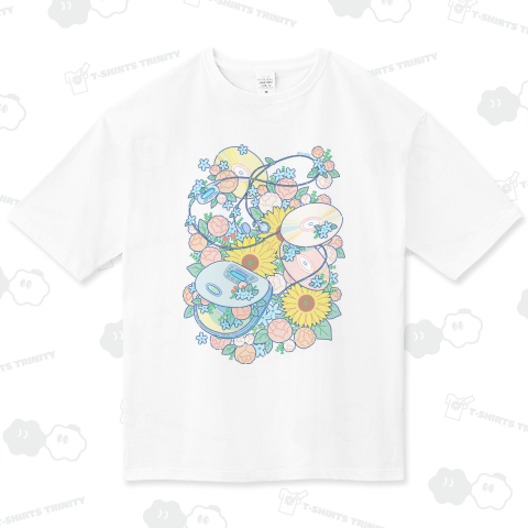 CDプレーヤー ビッグシルエットTシャツ(5.6オンス)