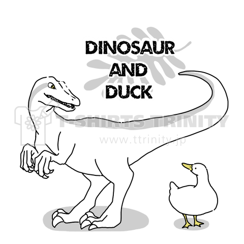 DINOSAUR AND DUCK