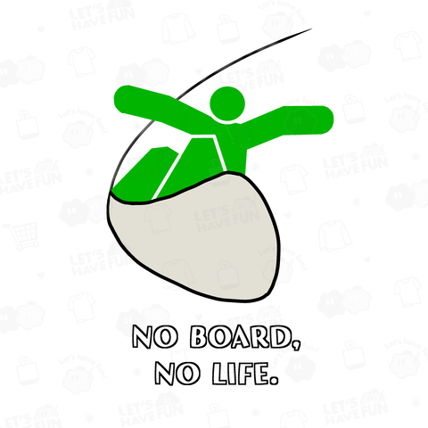 浮く ピクト NO BOARD, NO LIFE.