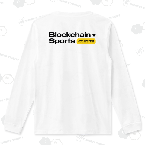 Blockchain Sports 白系ロゴ