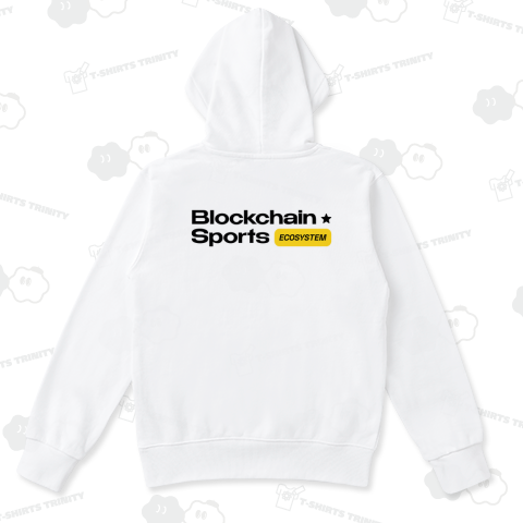 Blockchain Sports 白系ロゴ