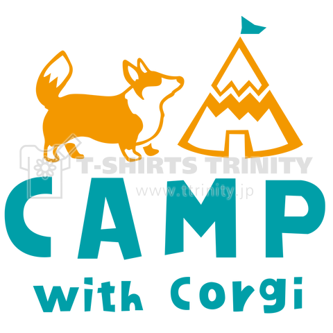 CAMP with Corgi(ワンポイント)