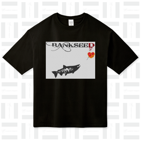 BANKSEED(Black系) ビッグシルエットTシャツ(5.6オンス)