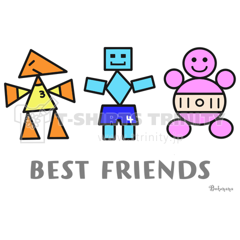 Best Friends 仲良し3人組 ワンポイント