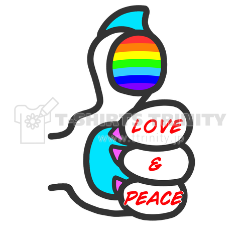 LOVE & PEACE レインボー