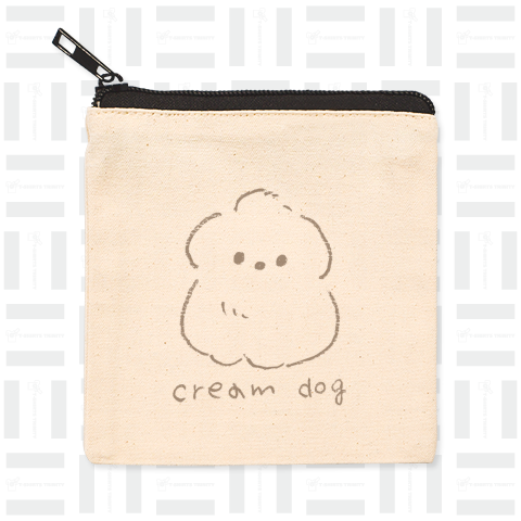 cream dog