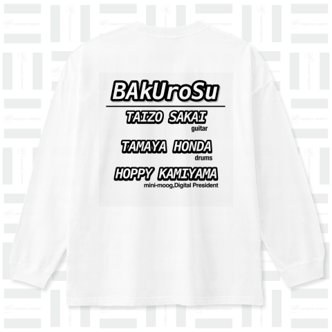 BAkUroSu member name Back Print