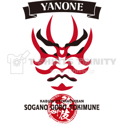 歌舞伎・隈取シリーズ B「矢の根」