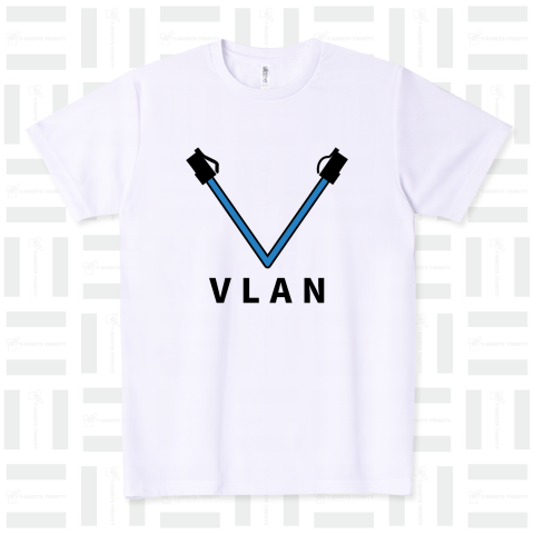 VLAN (VなLAN) ドライTシャツ(4.4オンス)