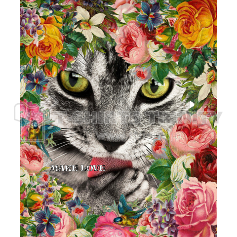 MAKE LOVE 花と猫