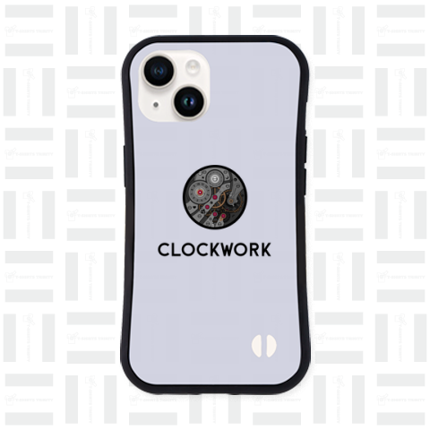 時計仕掛けのイラストとCLOCKWORKロゴ