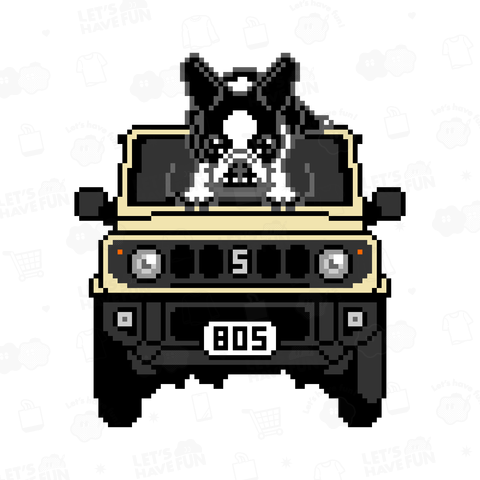 ボストンテリア(ドット絵車)[v2.3k]