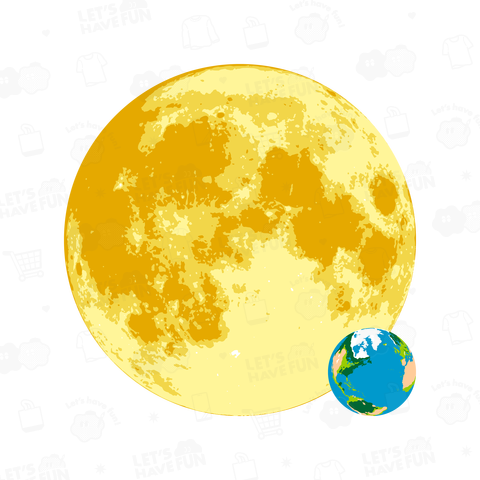 大きな月と小さな地球[v2.3k]