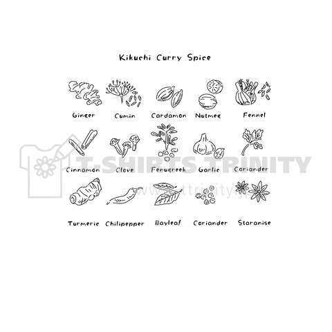 カレーに使うスパイス