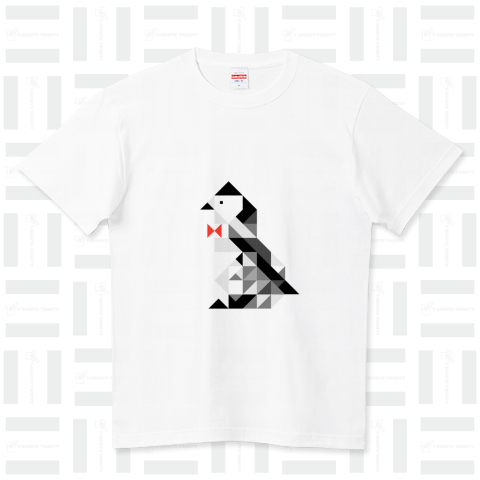 三角ペンギン ハイクオリティーTシャツ(5.6オンス)