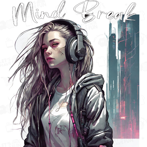 サイバーパンク黒髪少女/mind break