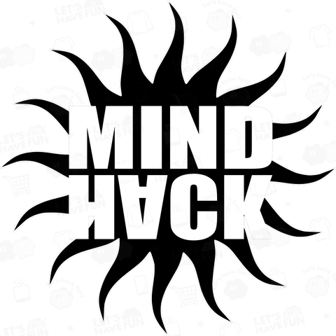 サイバーパンク 歌う少女 両面プリント MIND HACK ロゴ入り