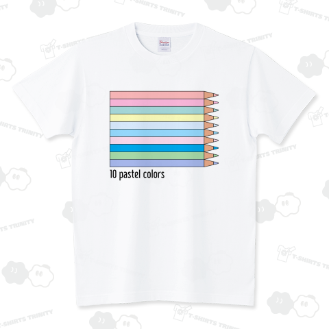 10 pastel colors スタンダードTシャツ(5.6オンス)