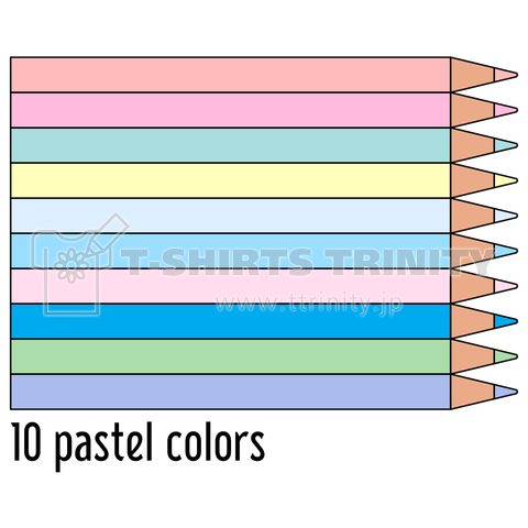 10 pastel colors