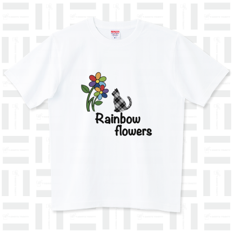 W Rainbow flowers