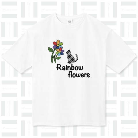 W Rainbow flowers