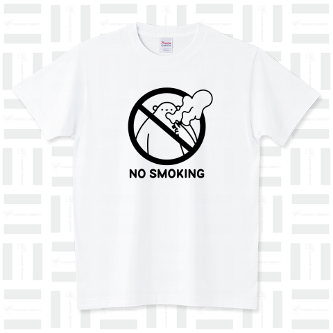 NO SMOKING スタンダードTシャツ(5.6オンス)