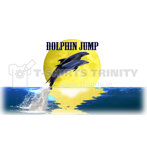 dolphin jump _ full moon