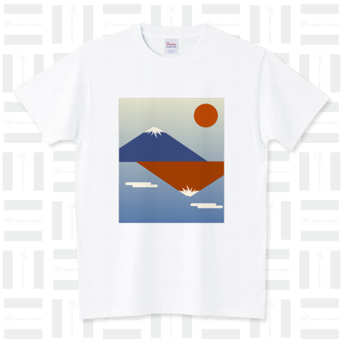 富士山 日本画風