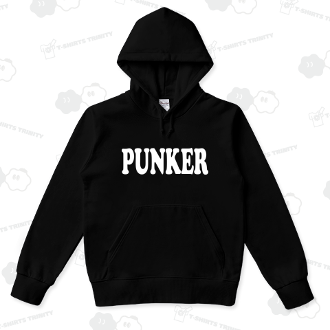 PUNKERロゴ ホワイト