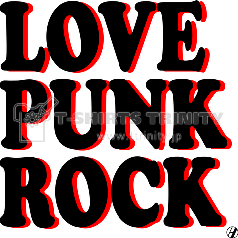 love punk rock ロゴ 01