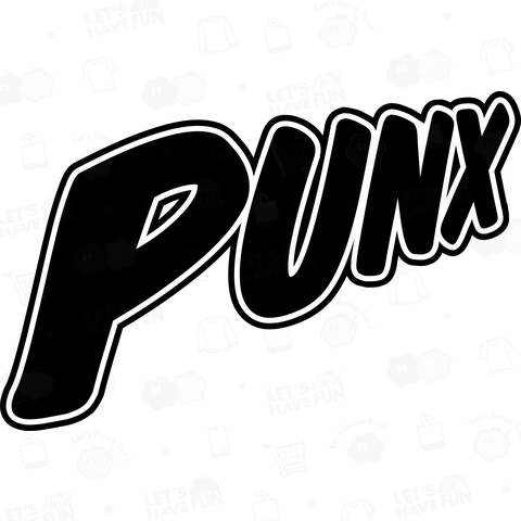 PUNXロゴ ブラック 02