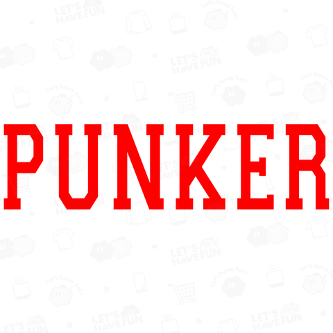 カレッジPUNKER レッド