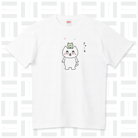 きゃーるとシロくん ハイクオリティーTシャツ(5.6オンス)