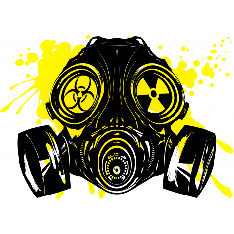 Gas Mask Protection デザインtシャツ通販 Tシャツトリニティ