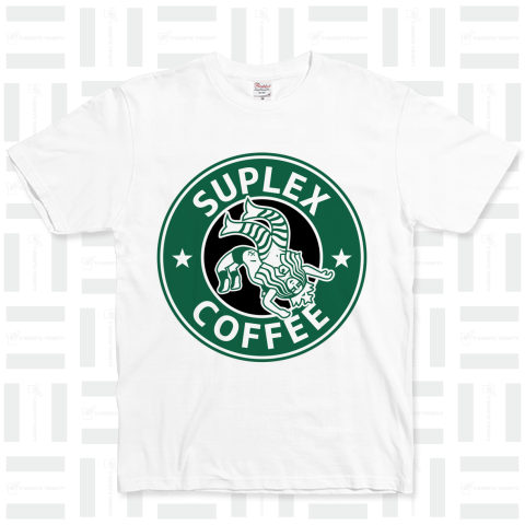 SUPLEX COFFEEスープレックスコーヒー【パロディ】 ベーシックTシャツ(5.0オンス)