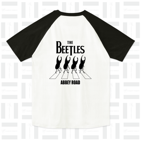 THE BEETLES(黒)バックプリント(背面)