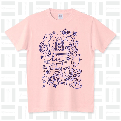 In the ocean 001 スタンダードTシャツ(5.6オンス)