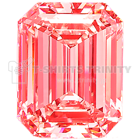 ピンクエメラルドカットダイヤモンド