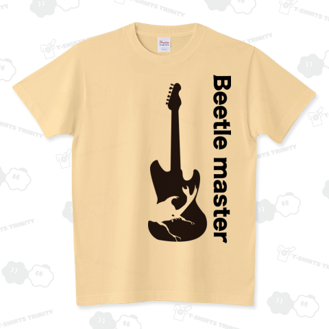 ビートルマスターのギターカブトムシtシャツ